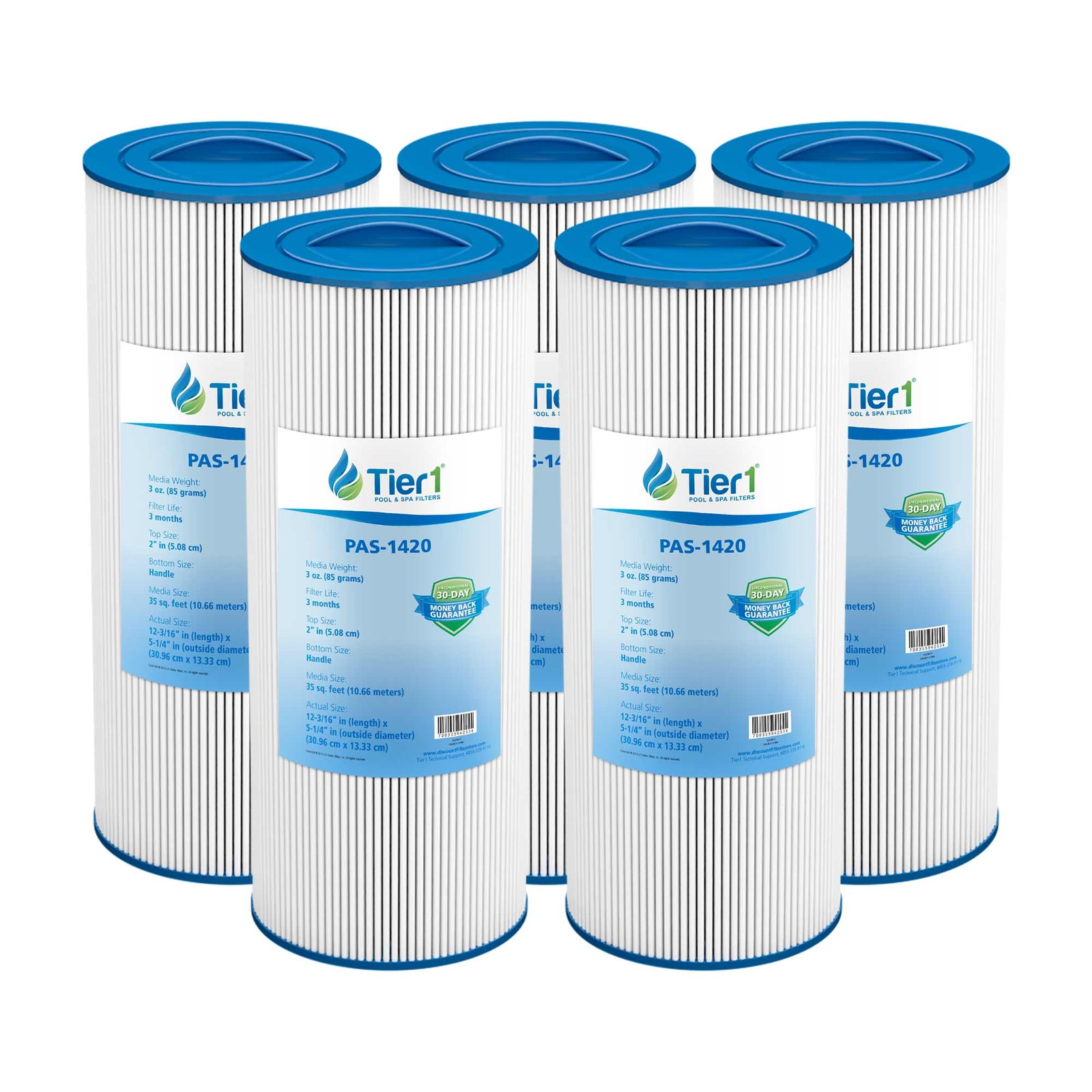 Tier1 Spa Filter for Marquis Spa PPM35SC -Washable Trilobal Dirt-Lock Pleats - Pool and Spa Filters - 19.05 - DiscountFilterStore.com