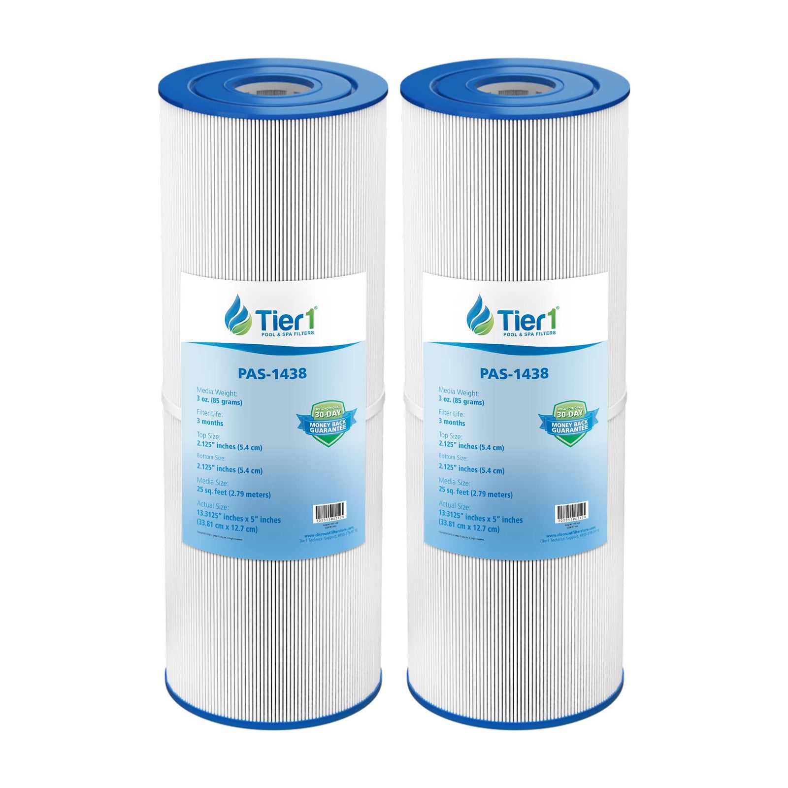Tier1 Pool Filter for 17-2327, 100586, 33521 -Washable Trilobal Dirt-Lock Pleats - Pool and Spa Filters - 13.34 - DiscountFilterStore.com