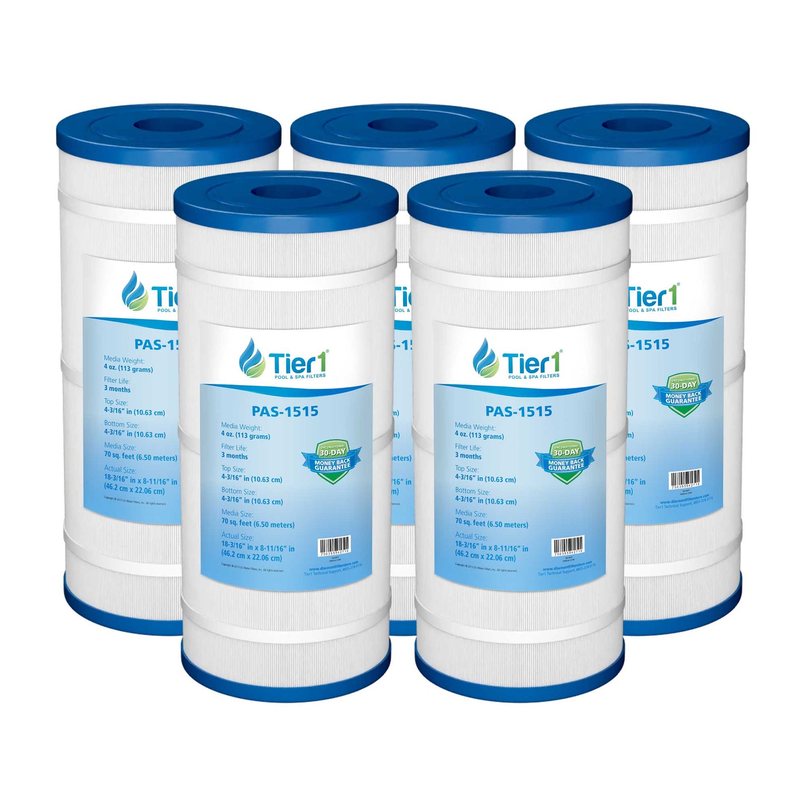 Tier1 Pool Filter for Sta-Rite PTM70 -Washable Trilobal Dirt-Lock Pleats - Pool and Spa Filters - 38.14 - DiscountFilterStore.com