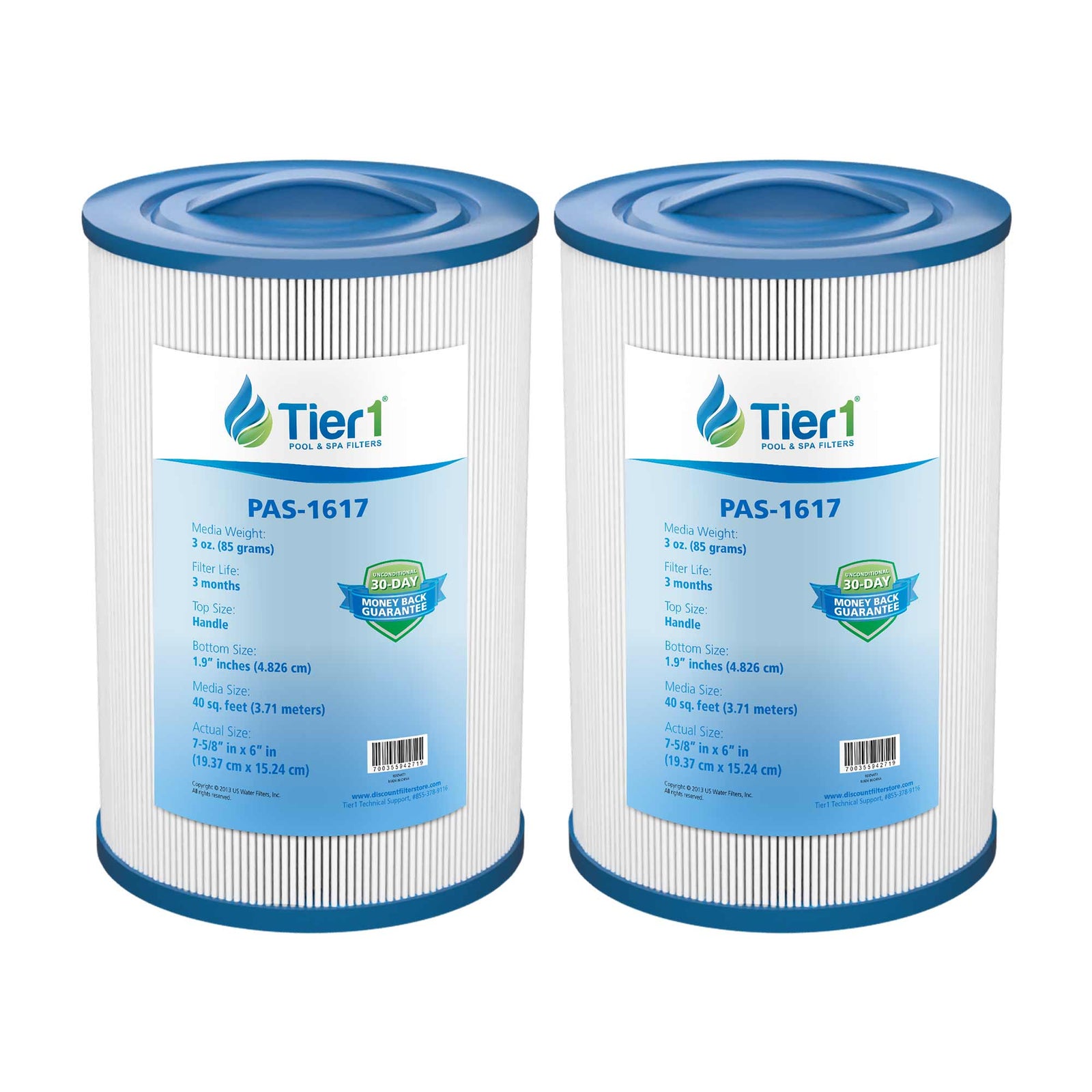 Tier1 Spa Filter for Waterway 817-0050 -Washable Trilobal Dirt-Lock Pleats - Pool and Spa Filters - 18.51 - DiscountFilterStore.com