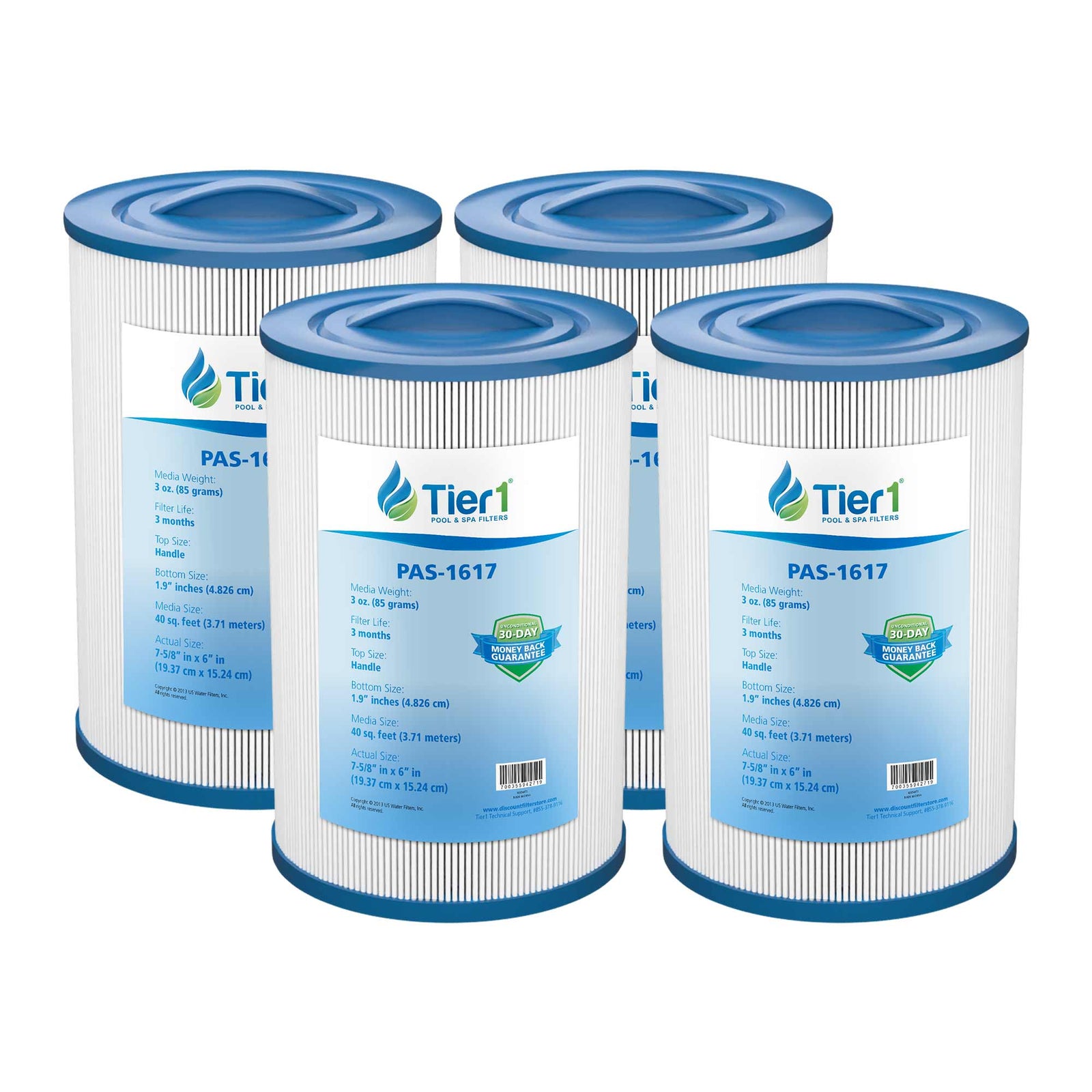 Tier1 Spa Filter for Waterway 817-0050 -Washable Trilobal Dirt-Lock Pleats - Pool and Spa Filters - 18.51 - DiscountFilterStore.com