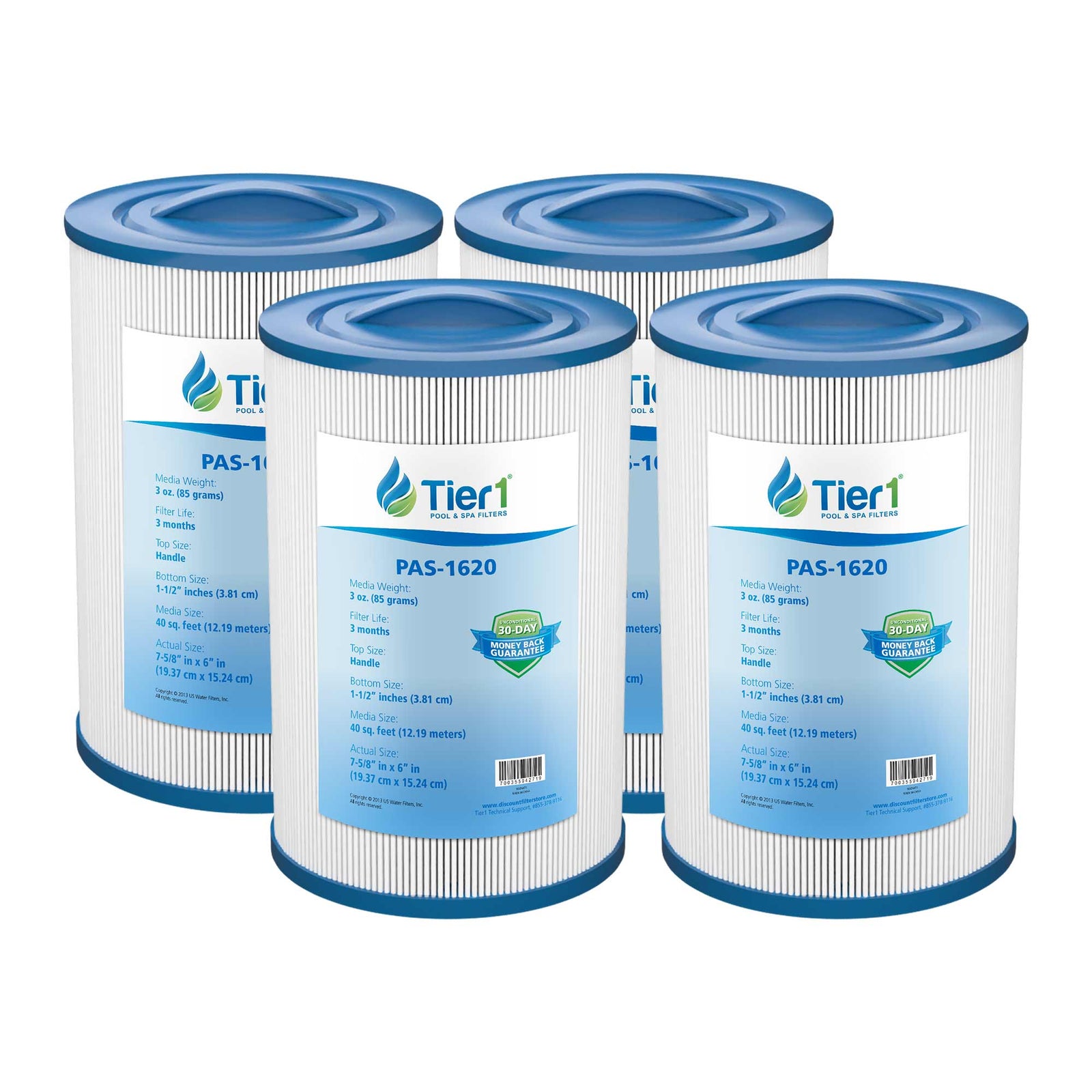 Tier1 Spa Filter for Waterway 817-0050 -Washable Trilobal Dirt-Lock Pleats - Pool and Spa Filters - 18.61 - DiscountFilterStore.com