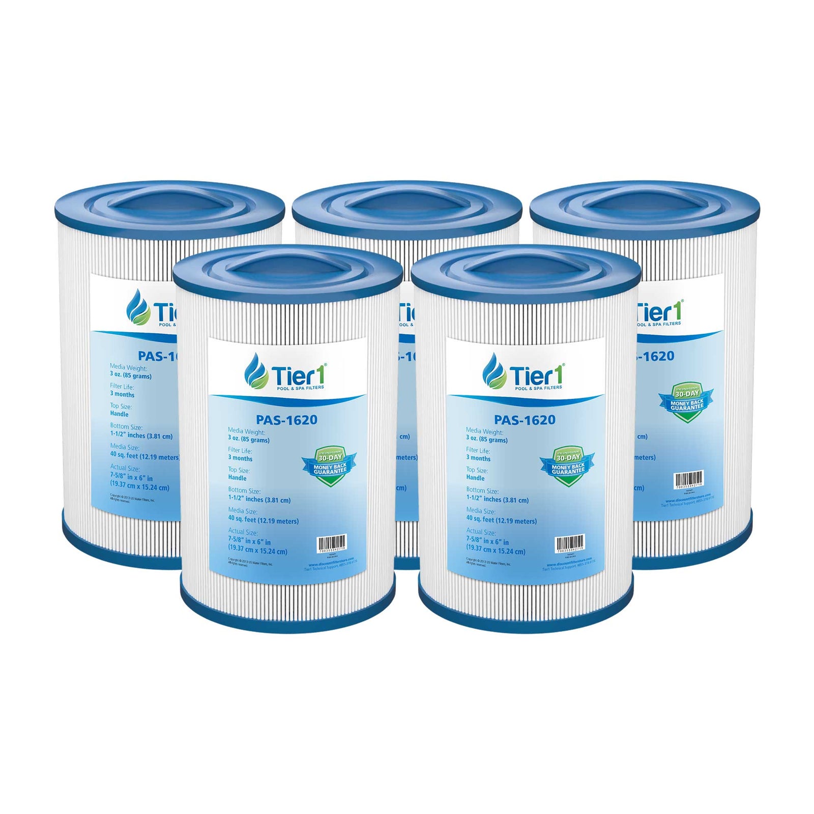 Tier1 Spa Filter for Waterway 817-0050 -Washable Trilobal Dirt-Lock Pleats - Pool and Spa Filters - 18.61 - DiscountFilterStore.com