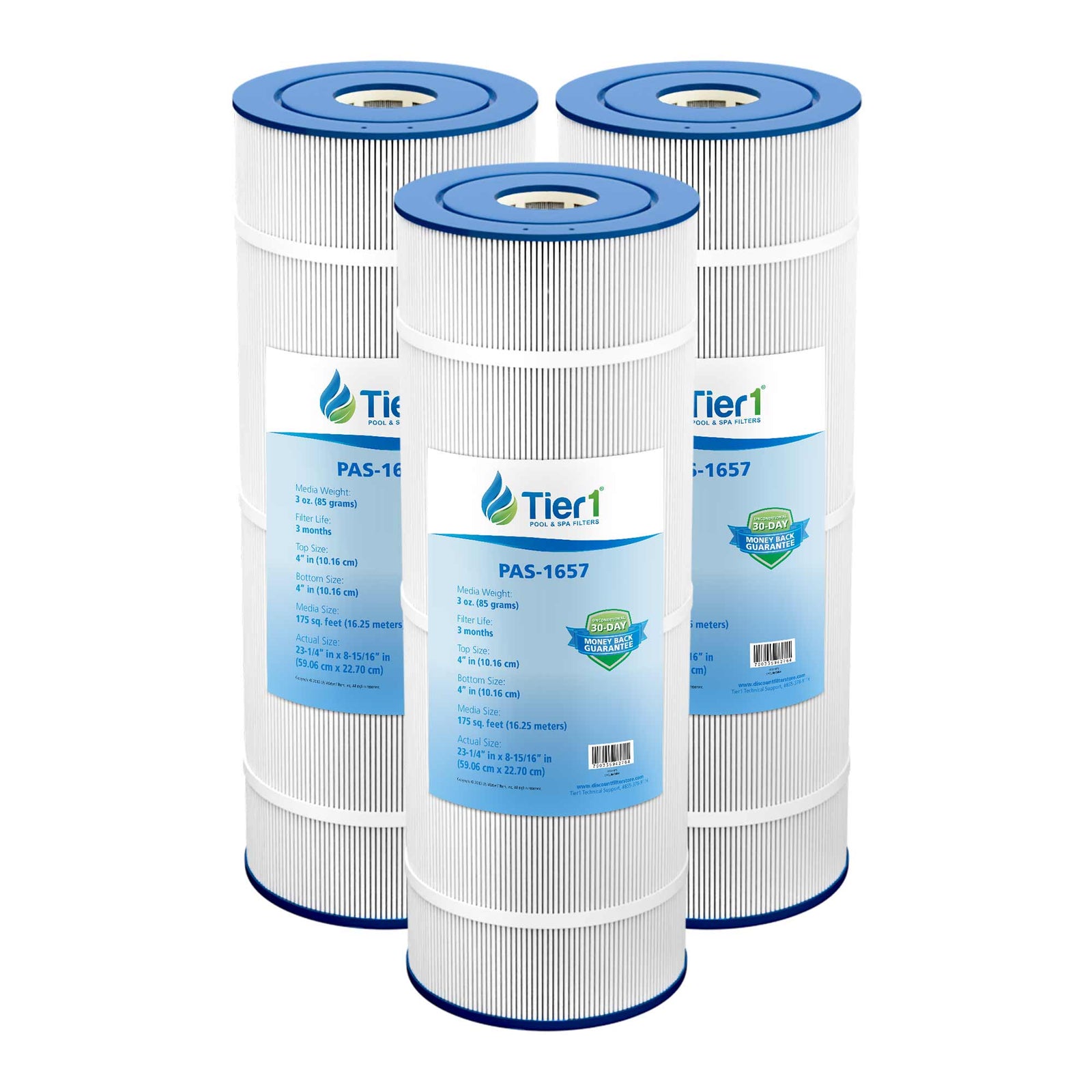 Tier1 Pool Filter for Hayward CC1750 Filter -Washable Trilobal Dirt-Lock Pleats - Pool and Spa Filters - 51.54 - DiscountFilterStore.com