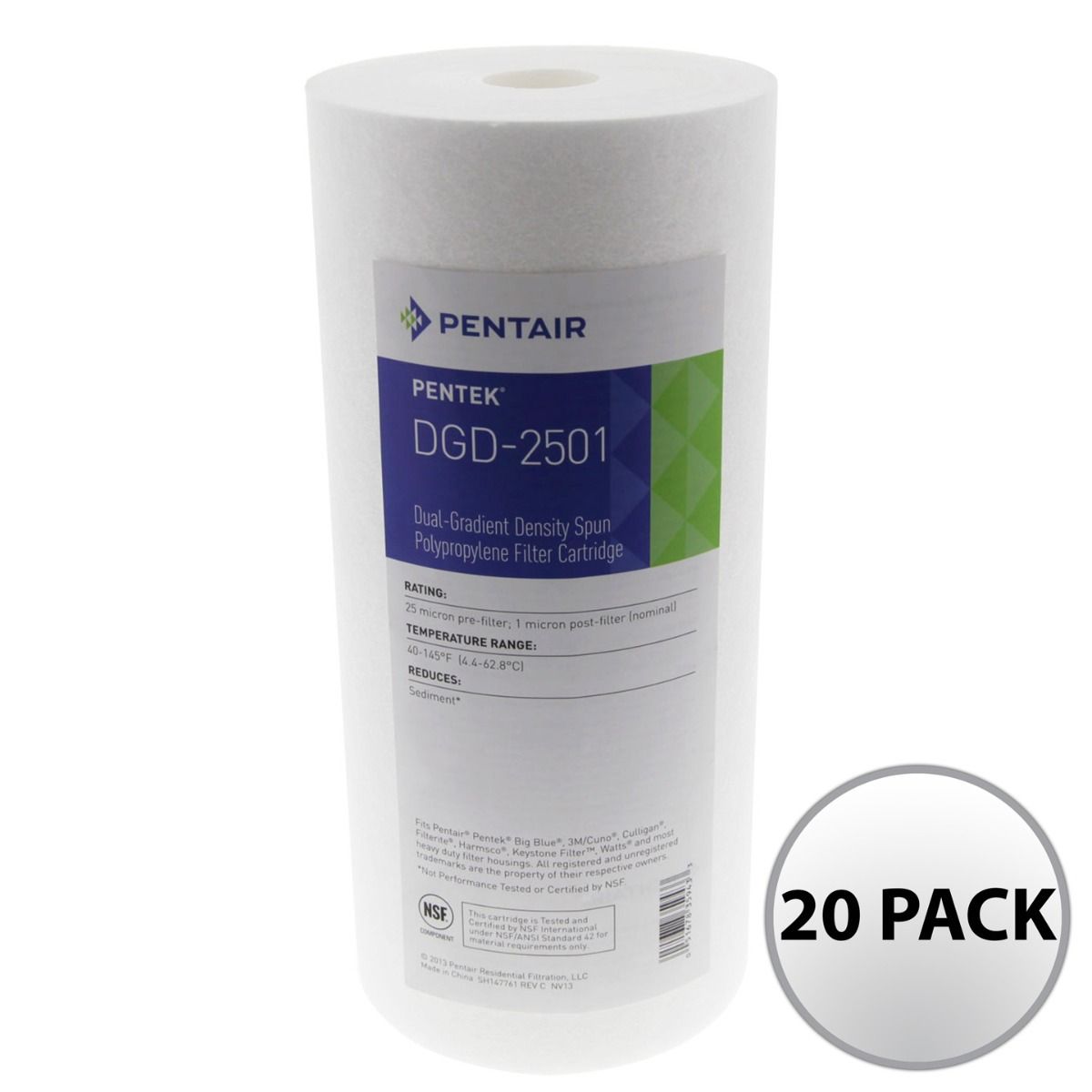 DGD-2501 Pentek Whole House Filter Replacement Cartridge - Whole House Cartridges - 19.45 - DiscountFilterStore.com