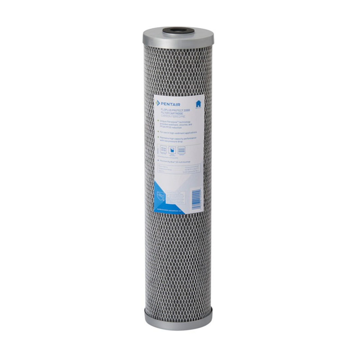 FloPlus Protect 20BB Pentek Replacement Carbon Block Filter Cartridge for PFOA/PFOS reduction - Whole House Cartridges - 136.38 - DiscountFilterStore.com
