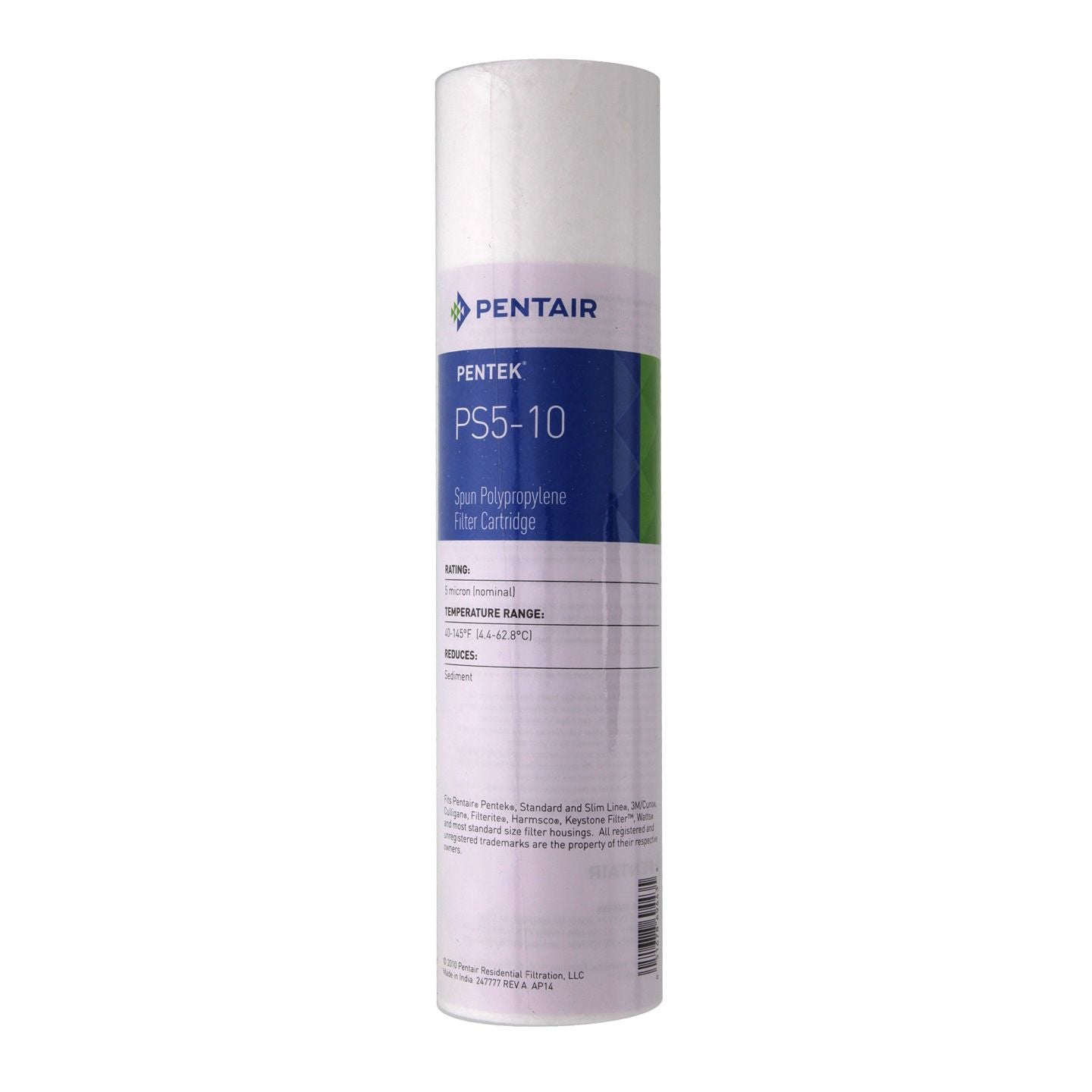 PS5-10C Pentek Whole House Replacement Sediment Filter Cartridge - Whole House Cartridges - 6.29 - DiscountFilterStore.com