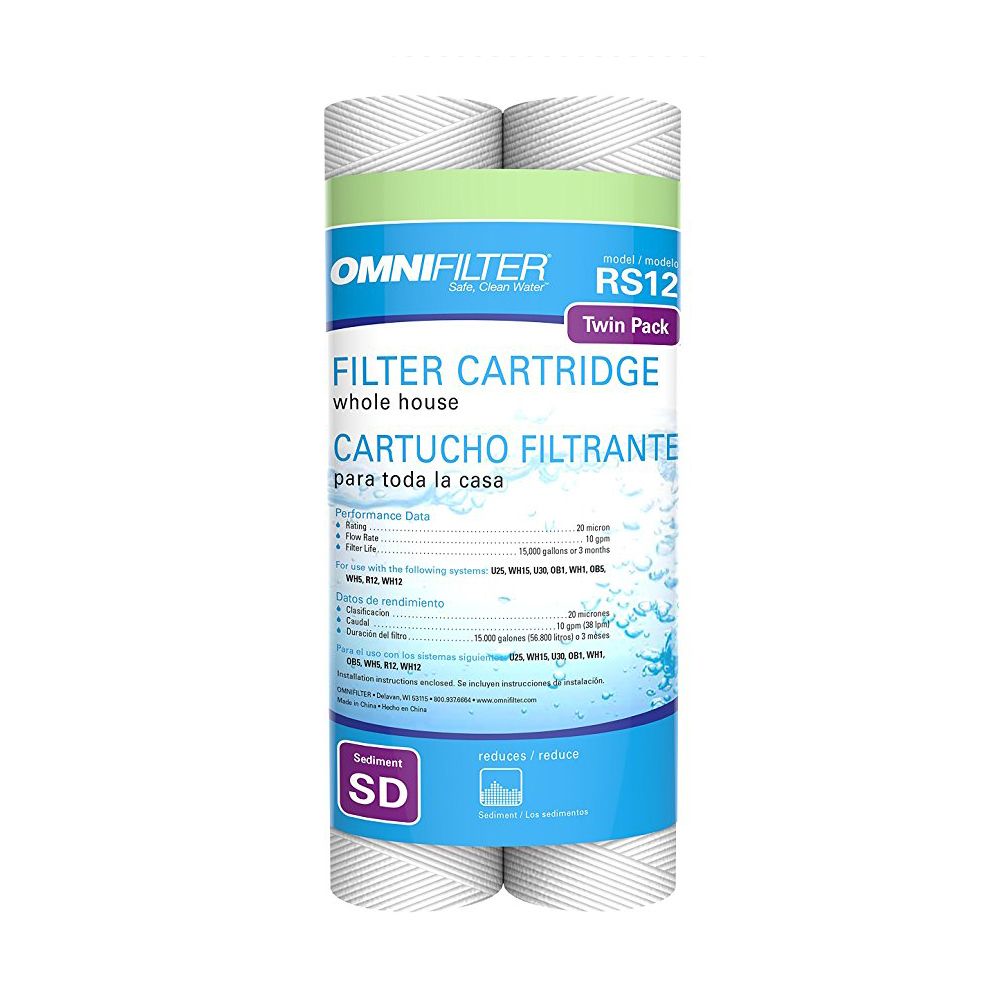 RS12-DS3-S06 OmniFilter Whole House Water Filter Cartridges (2-Pack) - Whole House Cartridges - 11.19 - DiscountFilterStore.com