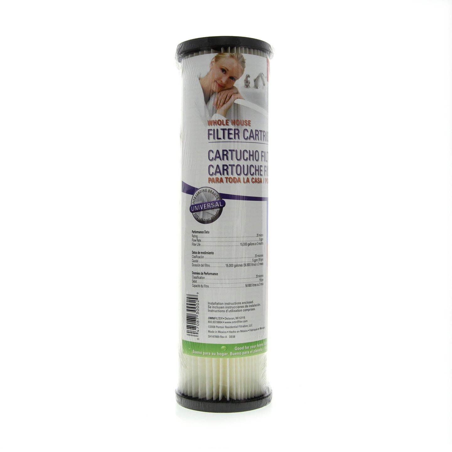 RS1-SS OmniFilter Replacement Whole House Water Filter Cartridge - Whole House Cartridges - 9.09 - DiscountFilterStore.com