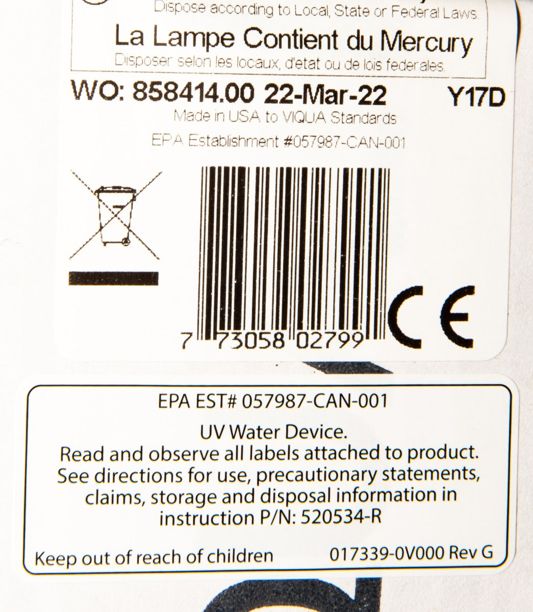 S212RL Viqua Water Disinfection System UV Lamp - Whole House Systems - 88.0 - DiscountFilterStore.com