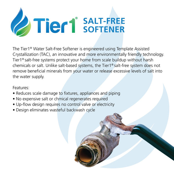 Eco Series Whole House Water Softener Alternative by Tier1 (Salt Free Softener) 1 - 3 Bathrooms - Whole House Systems - 697.3 - DiscountFilterStore.com