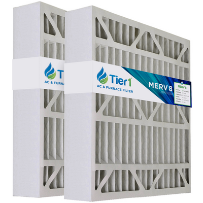 Tier1 brand replacement for Aprilaire #201 - 20 x 25 x 6 - MERV 8 (2-Pack) - Air Filters - 69.2 - DiscountFilterStore.com