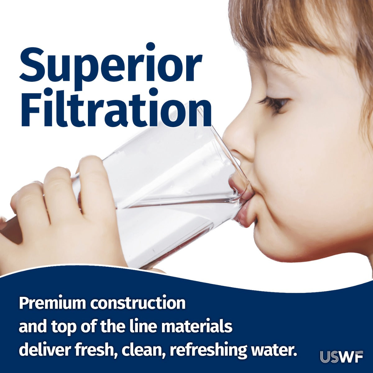 USWF 5 Micron 20"x4.5" String Wound Sediment Filter - Whole House Cartridges - 28.64 - DiscountFilterStore.com