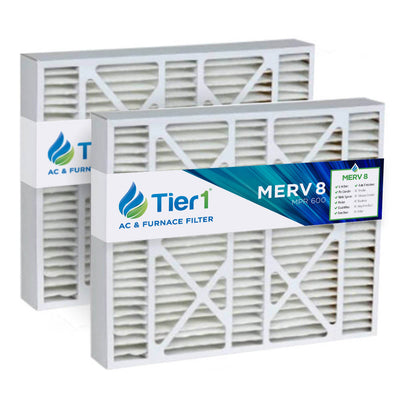 Tier1 brand replacement for Bryant FILBBFNC0021 - 19 x 20 x 4-1/4 - MERV 8 (2-Pack) - Air Filters - 47.42 - DiscountFilterStore.com