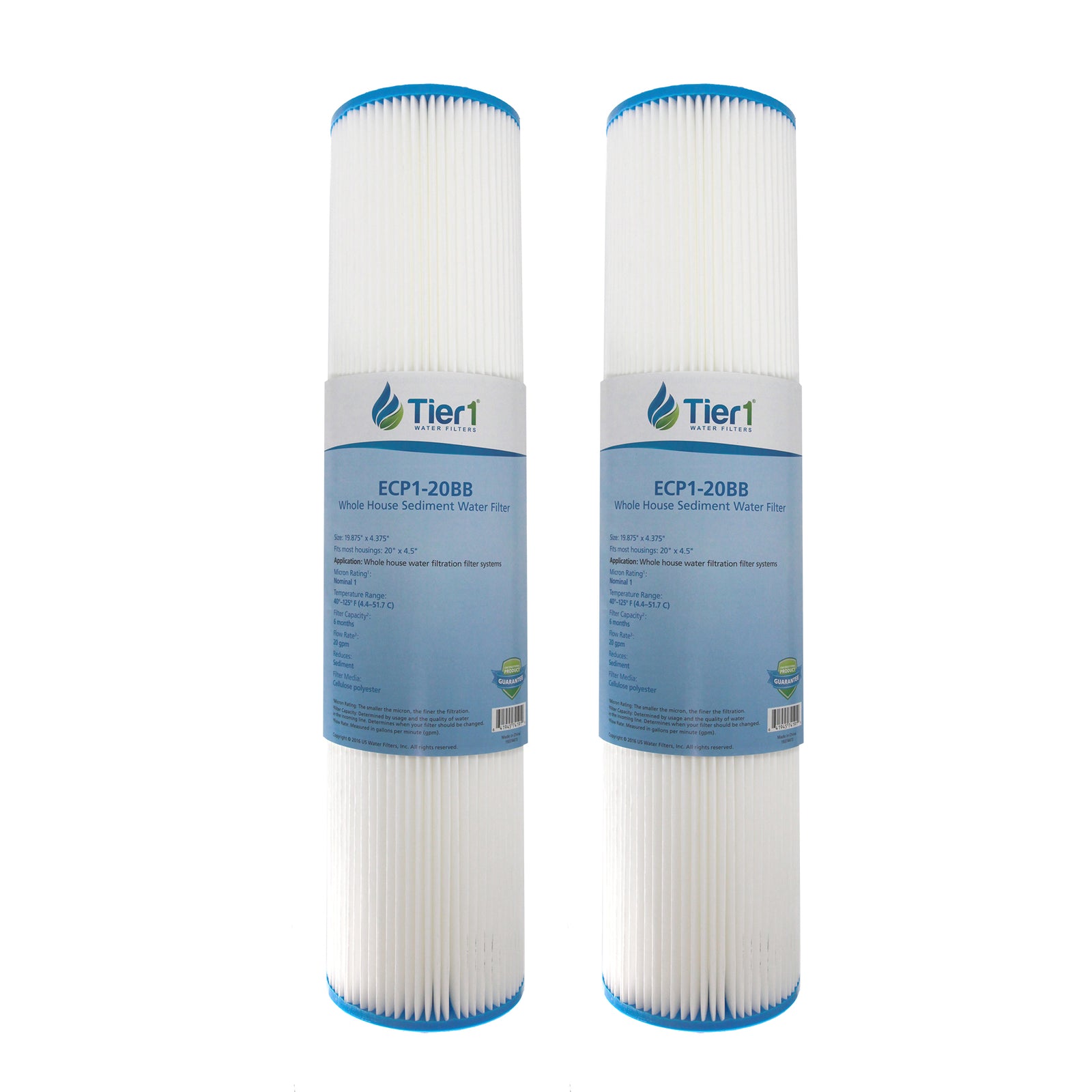 ECP1-20BB Pentek Comparable Replacement Filter Cartridge by Tier1 - Whole House Cartridges - 18.8 - DiscountFilterStore.com
