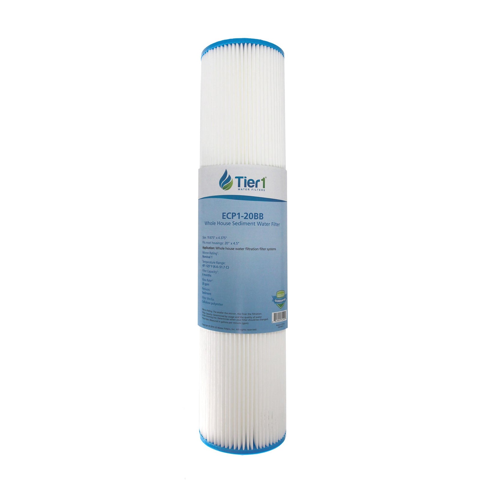 ECP1-20BB Pentek Comparable Replacement Filter Cartridge by Tier1 - Whole House Cartridges - 18.8 - DiscountFilterStore.com