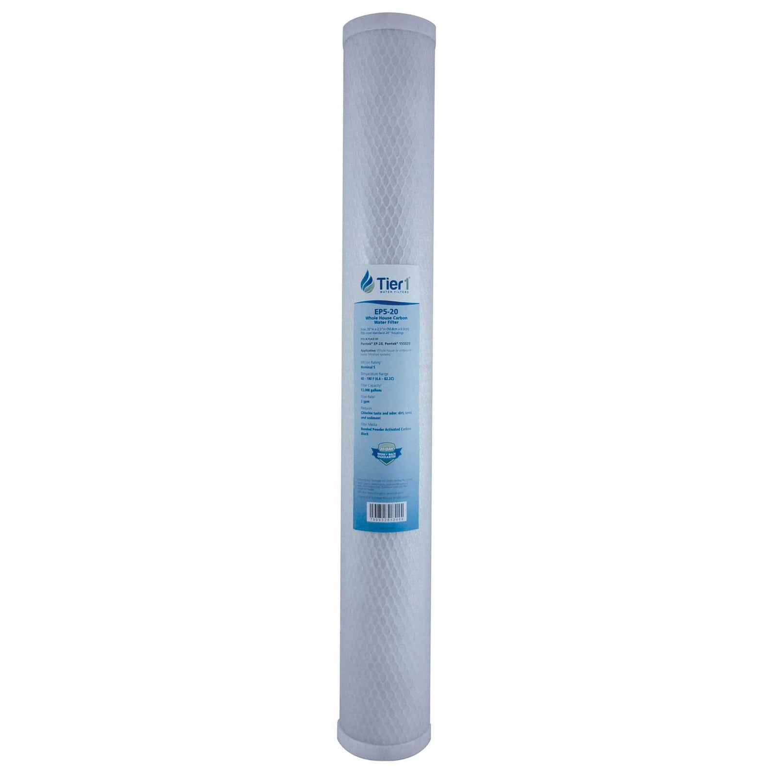 EP-20 155529-43 Pentek Carbon Filter Cartridge Comparable Replacement Kit with O-ring and Lubricant by Tier1 - Whole House Cartridges - 19.59 - DiscountFilterStore.com