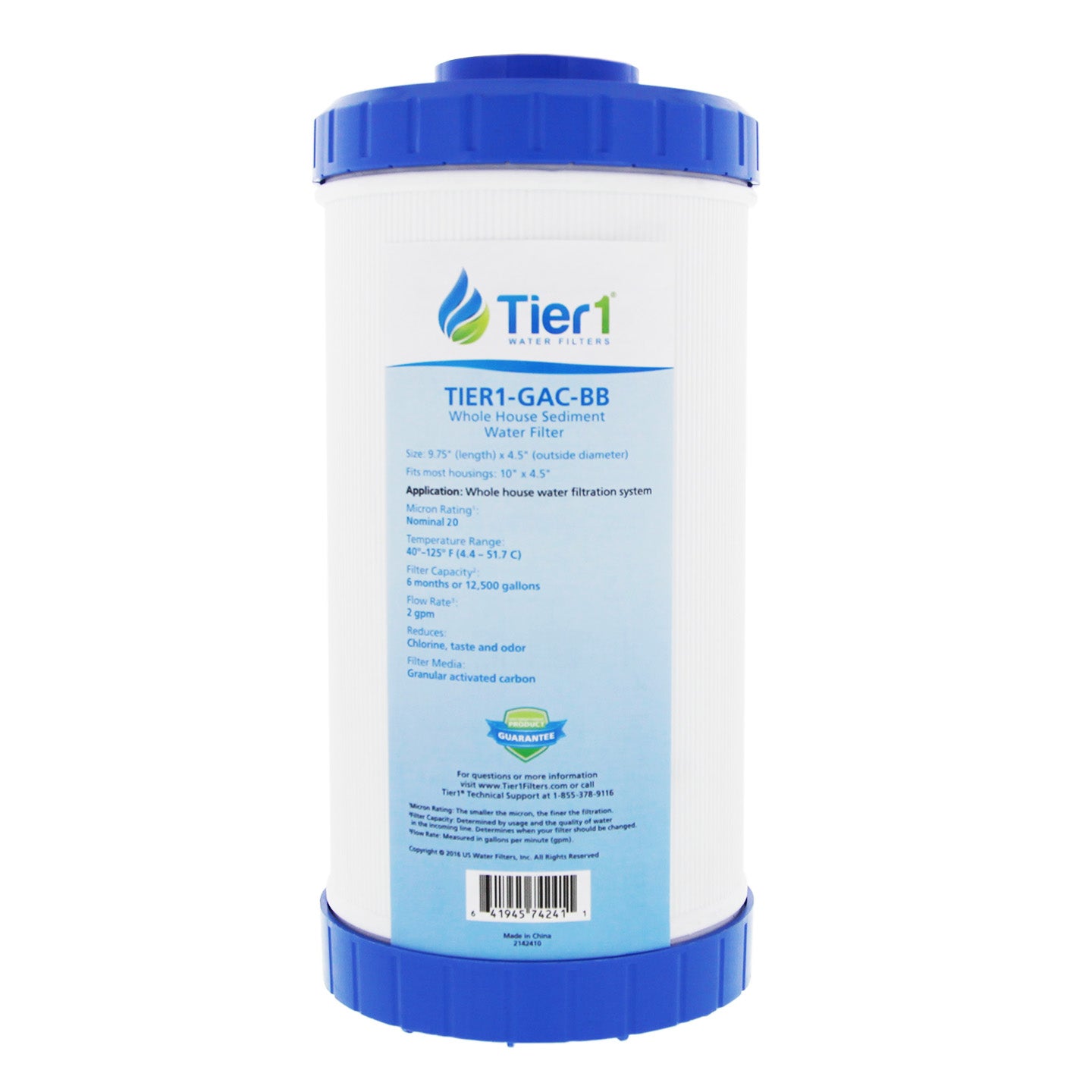 GAC-BB Whole House Filter Replacement Cartridge by Tier1 - Whole House Cartridges - 20.0 - DiscountFilterStore.com