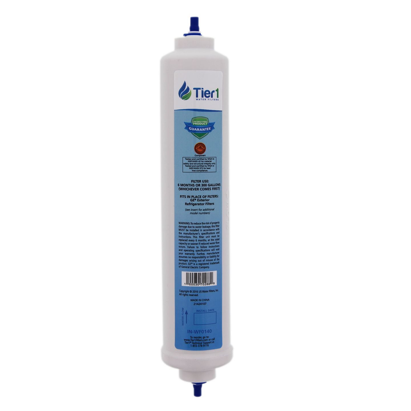 GXRTDR GE Inline Water Filter Cartridge Comparable By Tier1 - Inline & RO Filters - 7.88 - DiscountFilterStore.com