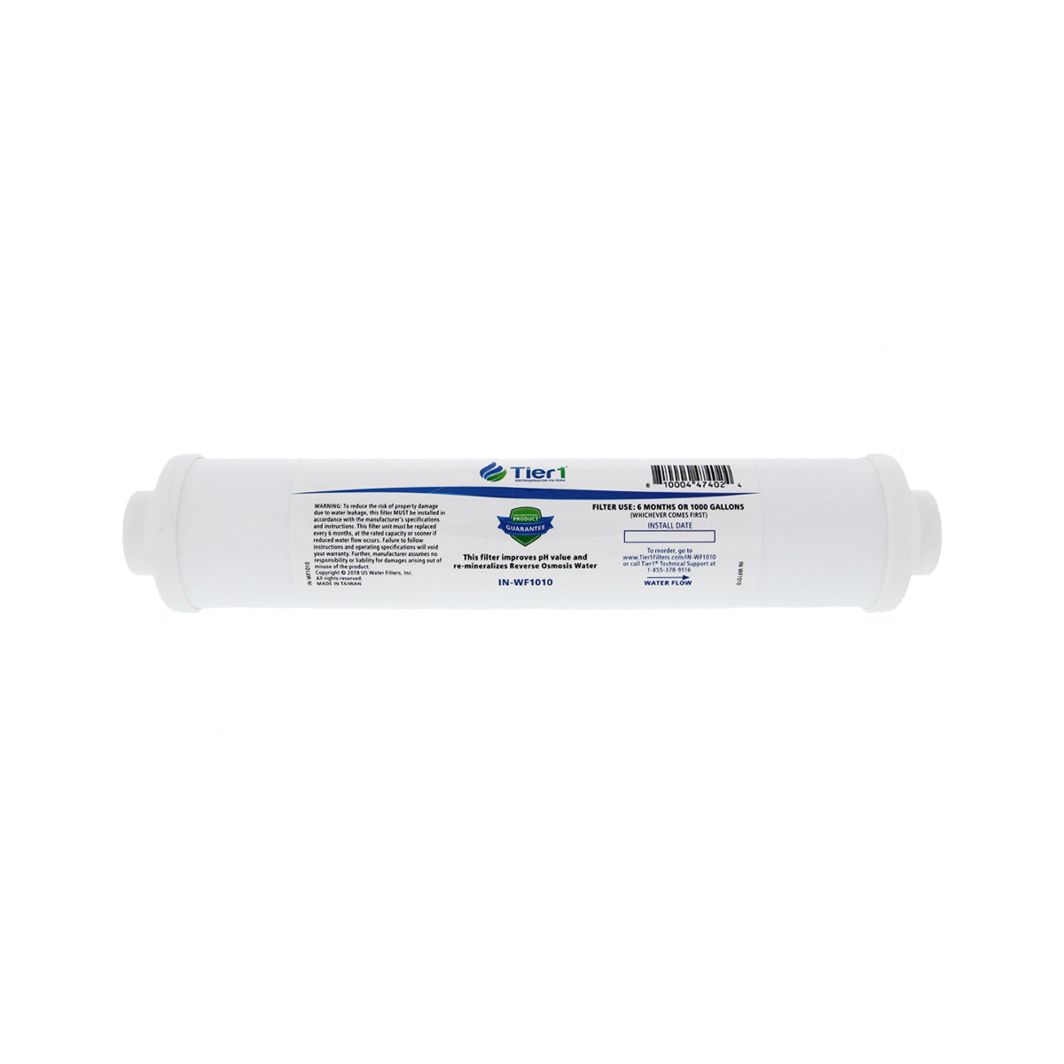 WF1010 Reverse Osmosis Alkaline Quick-Fitting Water Filter by Tier1 - Inline & RO Filters - 26.72 - DiscountFilterStore.com