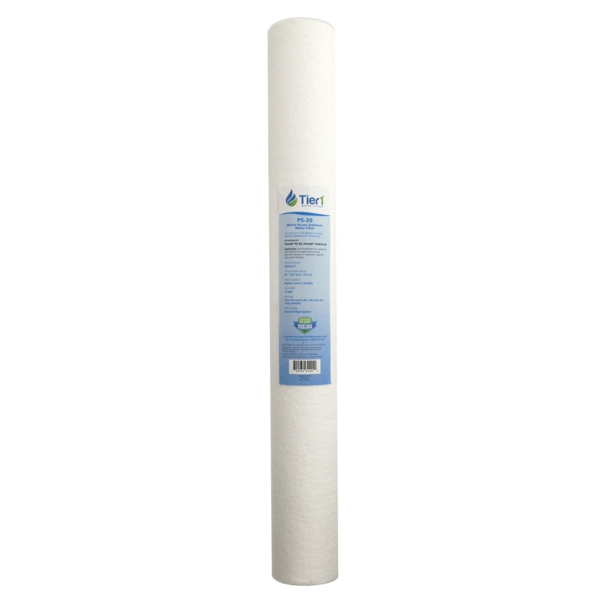 P5-20 Pentek Comparable Whole House Sediment Water Filter by Tier1 - Whole House Cartridges - 11.82 - DiscountFilterStore.com