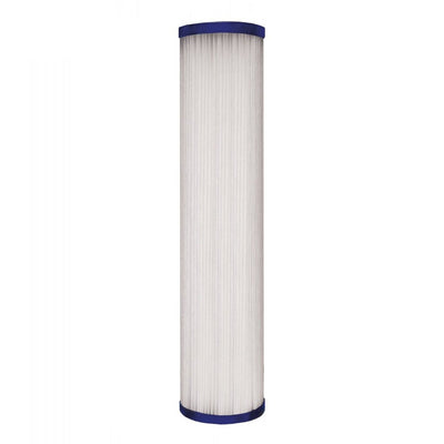 10 inch x 2.5 inch Pleated Sediment Water Filter by Tier1 (5 Micron) - Whole House Cartridges - 6.22 - DiscountFilterStore.com