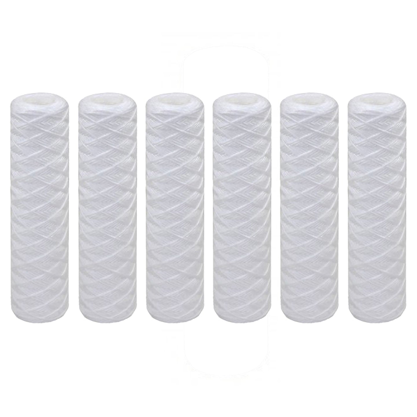 10 inch x 2.5 inch String Wound Sediment Water Filter by Tier1 (20 Micron) - Whole House Cartridges - 4.98 - DiscountFilterStore.com