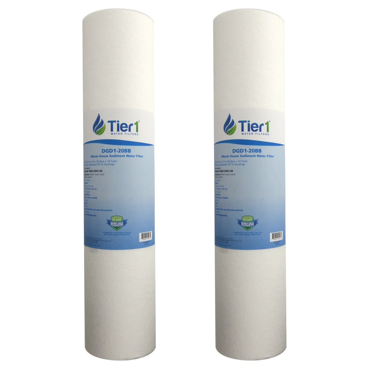 DGD-2501-20 Pentek Comparable Whole House Sediment Water Filter by Tier1 - Whole House Cartridges - 18.97 - DiscountFilterStore.com
