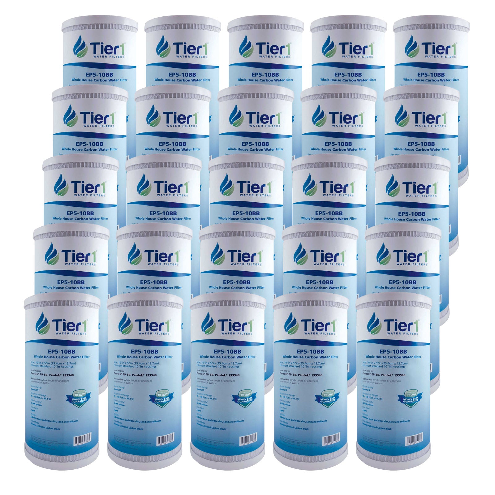 EP5-10BB Tier1 Carbon Block Water Filter - Whole House Cartridges - 15.28 - DiscountFilterStore.com