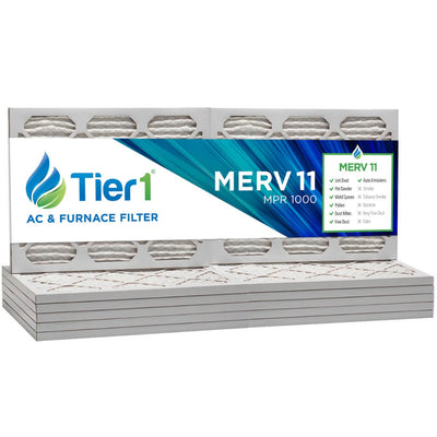 16x36x1 Merv 11 Universal Air Filter By Tier1 (6-Pack) - Air Filters - 172.59 - DiscountFilterStore.com