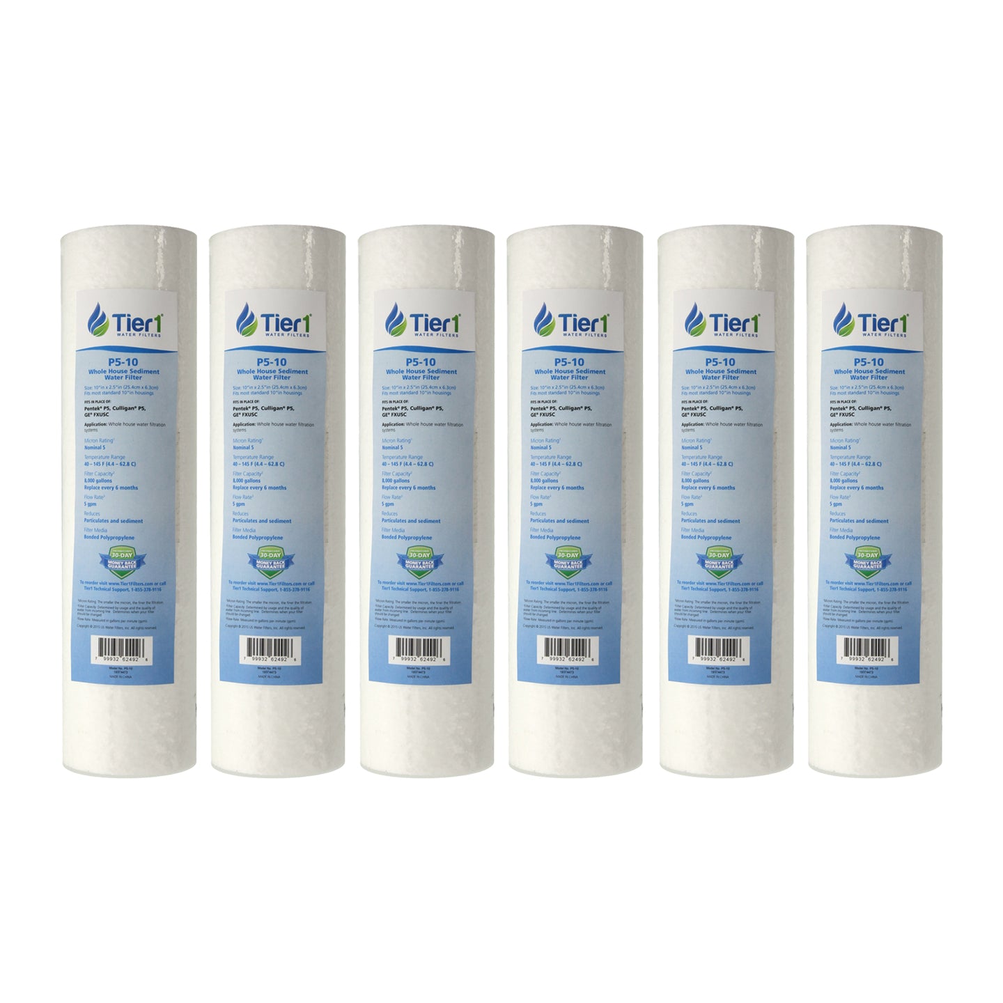 P5 Pentek Comparable Whole House Replacement Sediment Filter Cartridge by Tier1 - Whole House Cartridges - 2.99 - DiscountFilterStore.com