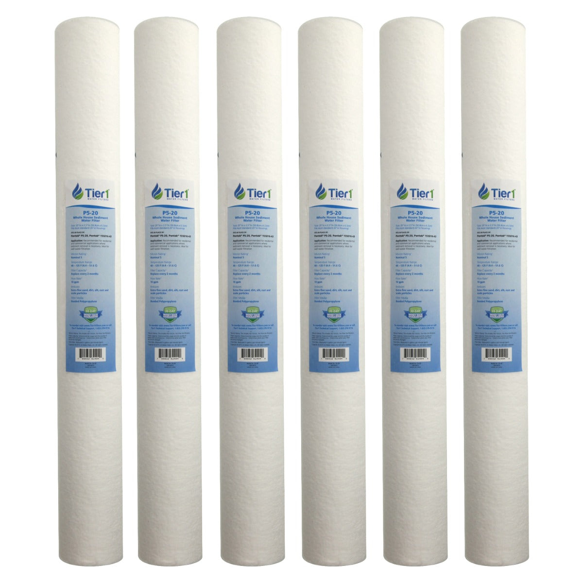 P5-20 Pentek Comparable Whole House Sediment Water Filter by Tier1 - Whole House Cartridges - 11.82 - DiscountFilterStore.com