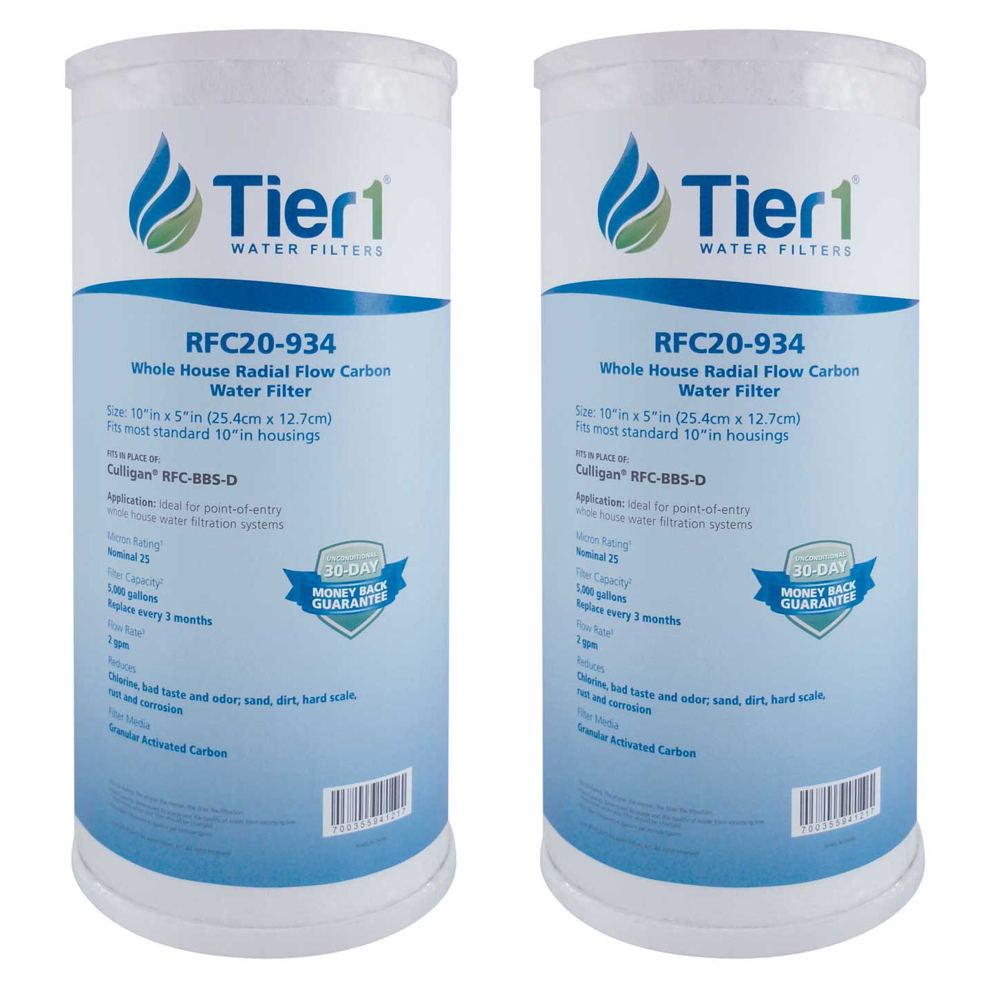 RFC-BBS-D Culligan Comparable Whole House Radial Flow Carbon Water Filter by Tier1 - Whole House Cartridges - 19.18 - DiscountFilterStore.com