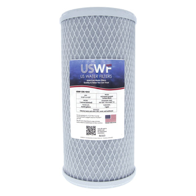 USWF Coconut Carbon Block Filter 5 Micron 10"x4.5" - Whole House Cartridges - 34.9 - DiscountFilterStore.com