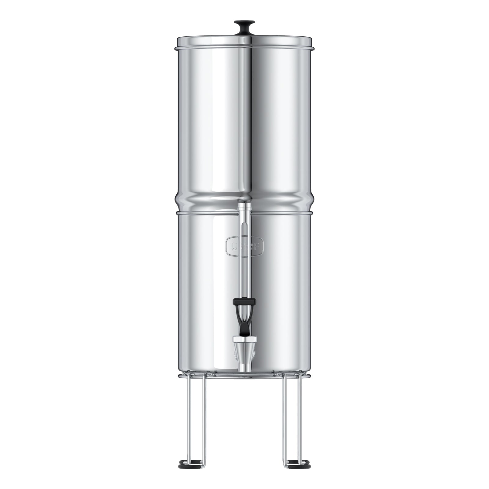 USWF 2.25 Gallon Stainless Steel Gravity Fed Filter System - Countertop & Faucet Filters - 174.49 - DiscountFilterStore.com
