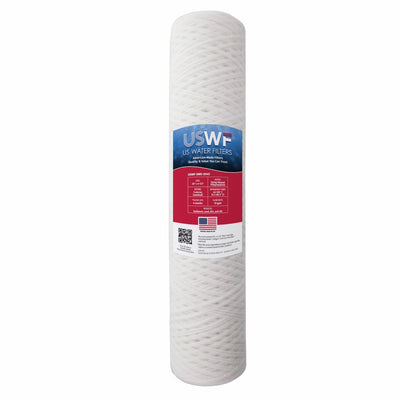 USWF 5 Micron 20"x4.5" String Wound Sediment Filter - Whole House Cartridges - 28.64 - DiscountFilterStore.com