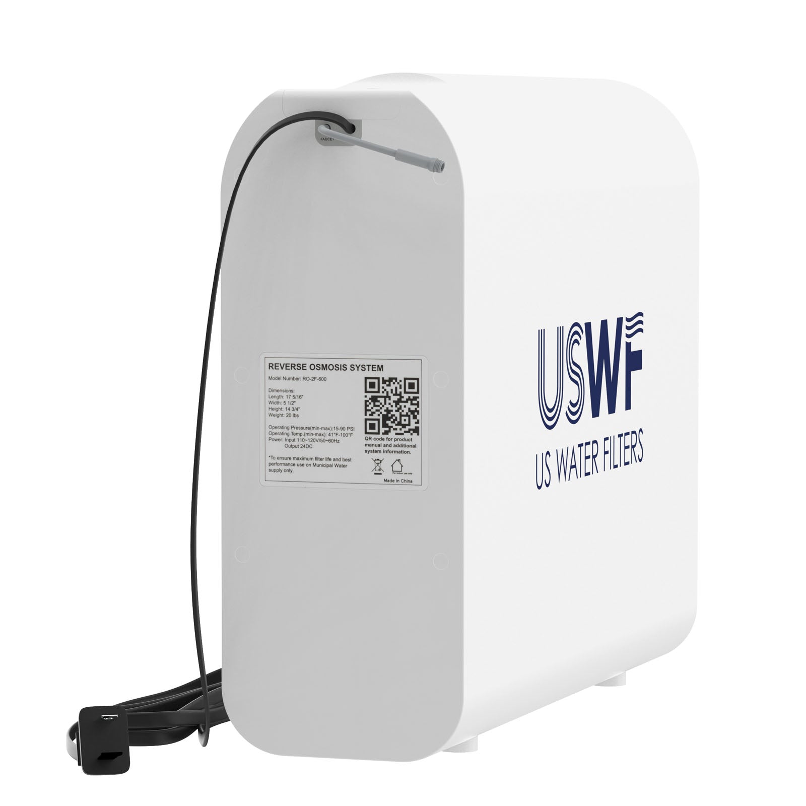 USWF Tankless RO Water Filter System – Reduces Fluoride, Lead, PFAS & more - Inline & RO Filters - 153.59 - DiscountFilterStore.com