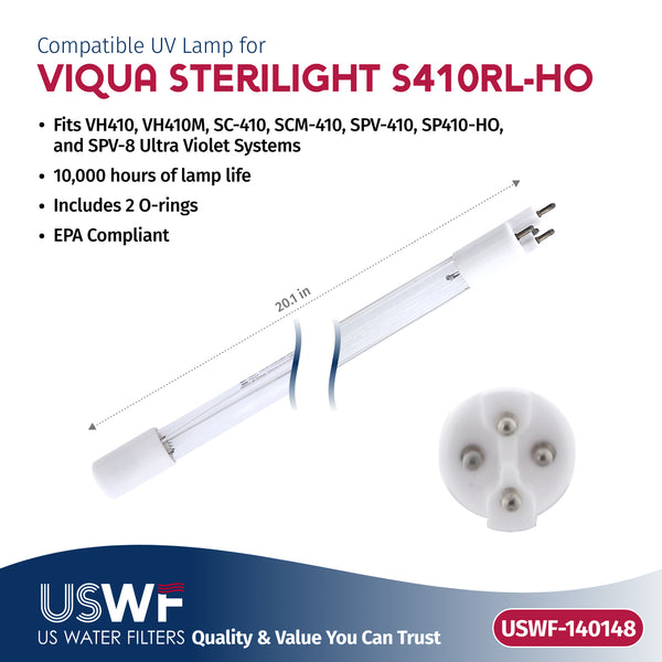 USWF Replacement for S410RL-HO UV Lamp - Whole House Systems - 46.88 - DiscountFilterStore.com