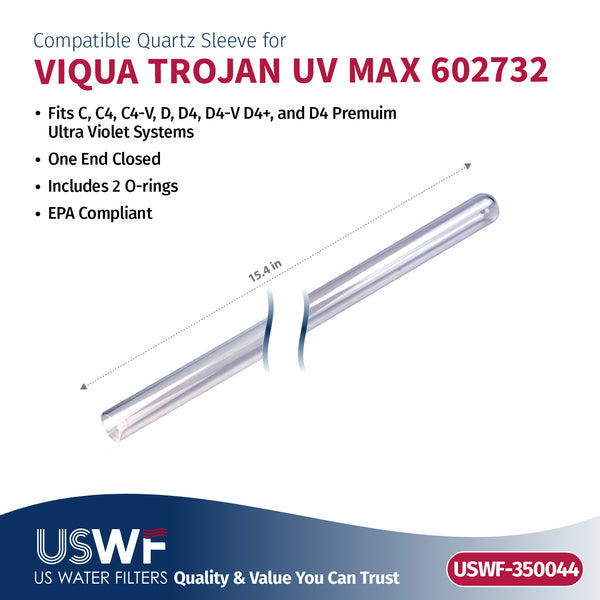 USWF Replacement for VIQUA 602810-102 UV Lamp/Sleeve Combo | Fits the VIQUA C/C4/D/D+/D4/D4 Premium Series UV Systems - Whole House Systems - 77.73 - DiscountFilterStore.com