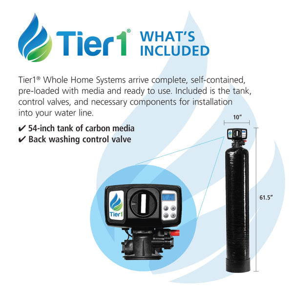 Precision Series Whole House Chlorine Reduction System by Tier1 (1,100,000 Gallon Capacity) - Whole House Systems - 781.88 - DiscountFilterStore.com